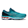 Asics Gel Kayano 27 - Techno Cyan - Sunrise Red