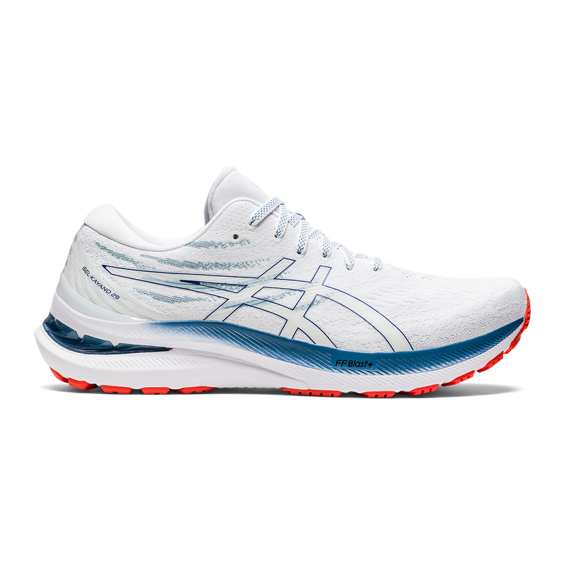 Asics Gel Kayano 29 - White - Deep Ocean
