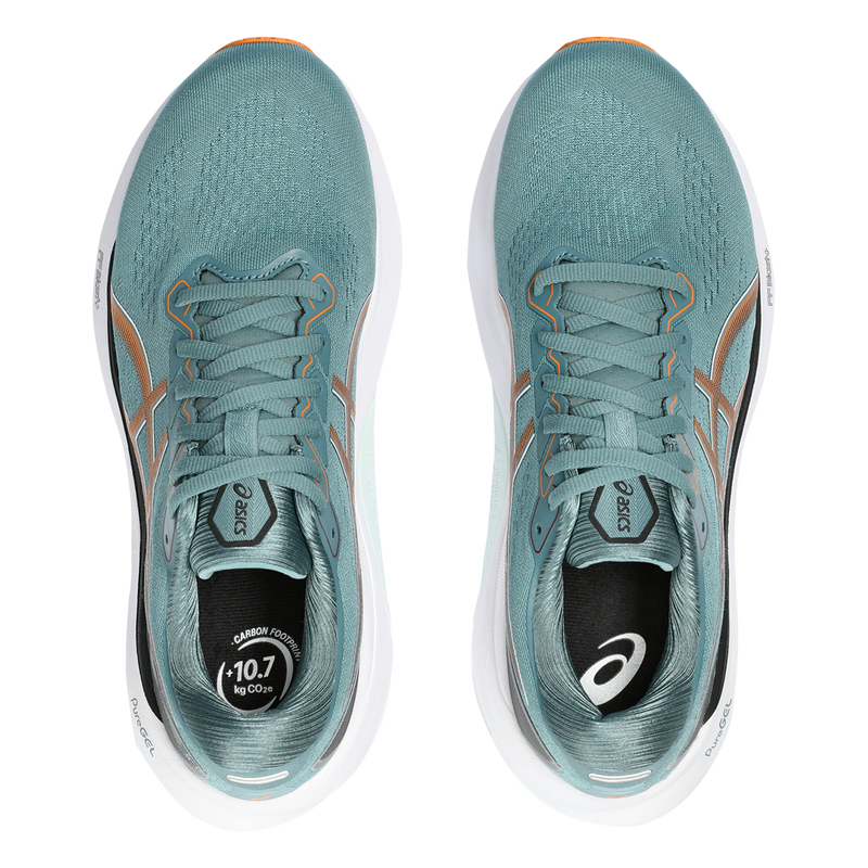 Asics Gel Kayano 30 - Foggy Teal - Bright Orange