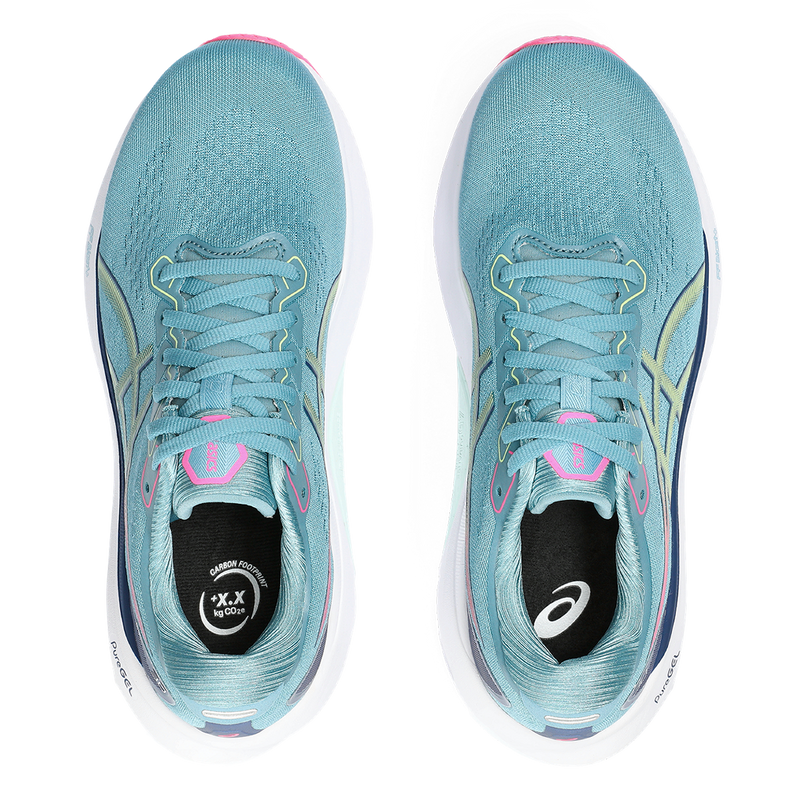 Asics Gel Kayano 30 - Gris Blue - Lime Green