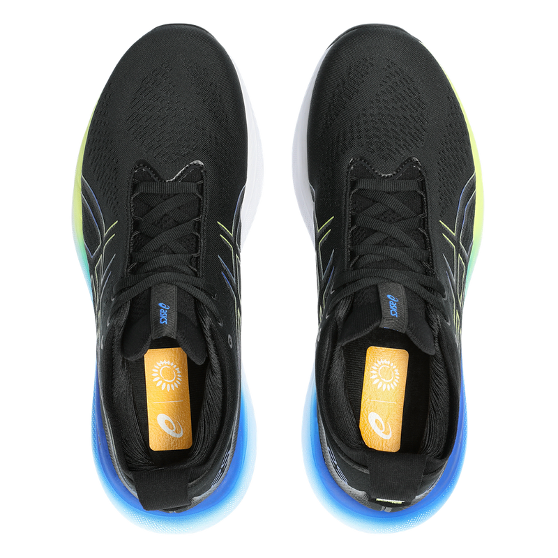 Asics Gel Nimbus 25 - Black - Glow Yellow