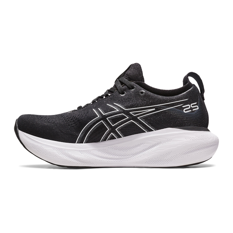 Asics Gel Nimbus 25 - Black - Pure Silver