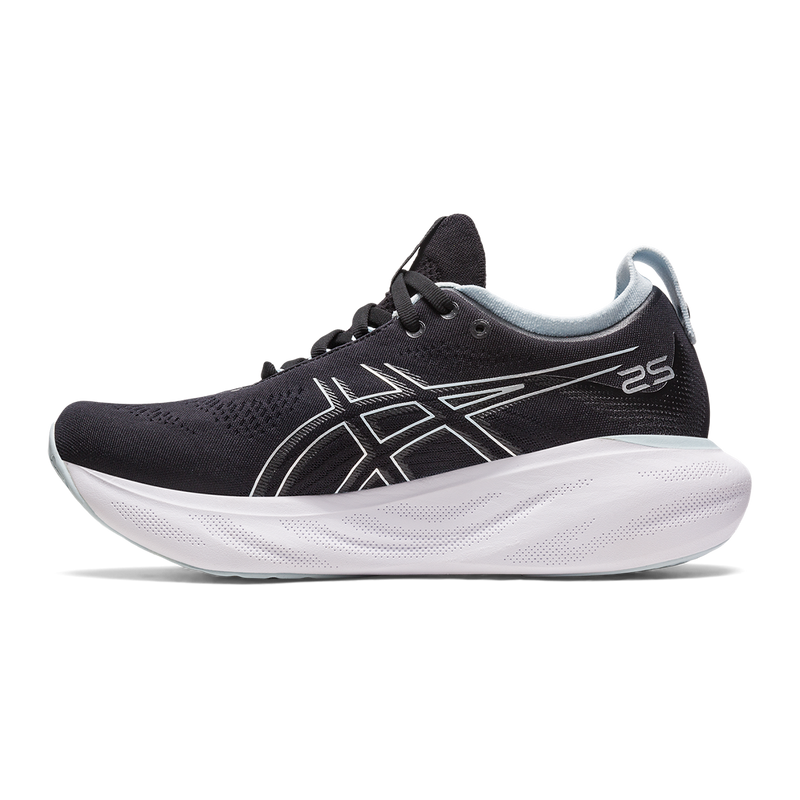 Asics Gel Nimbus 25 - Black - Reborn Blue