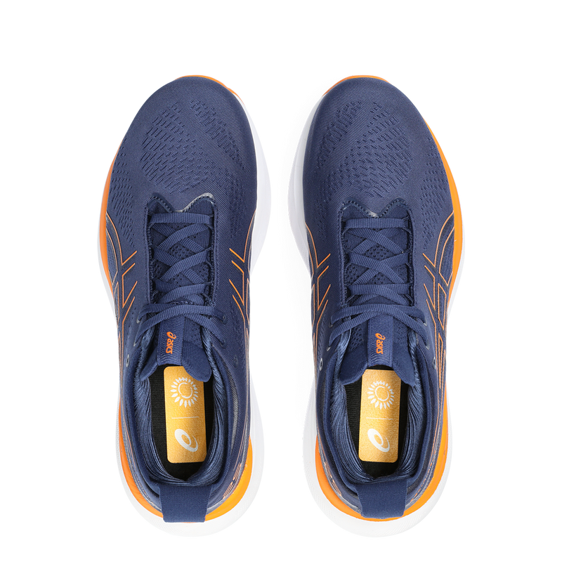 Asics Gel Nimbus 25 - Deep Ocean - Bright Orange