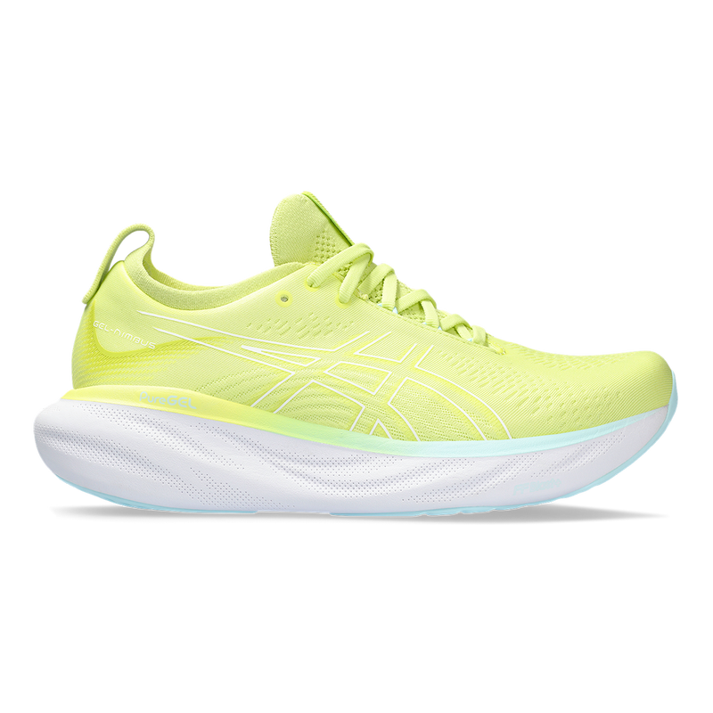 Asics Gel Nimbus 25 - Glow Yellow - White