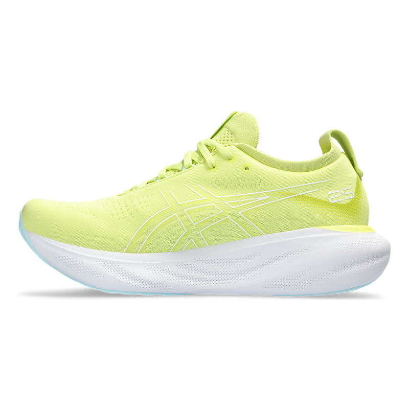 Asics Gel Nimbus 25 - Glow Yellow - White