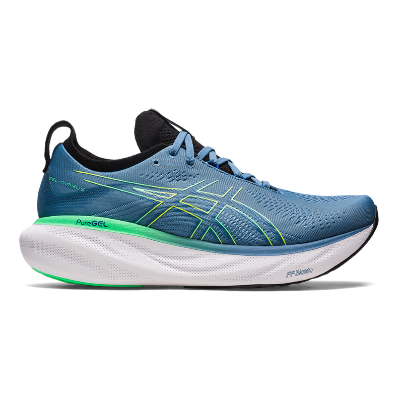 Asics Gel Nimbus 25 - Grey Floss - Lemon Spark