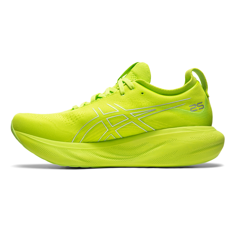 Asics Gel Nimbus 25 - Lime Zest - White
