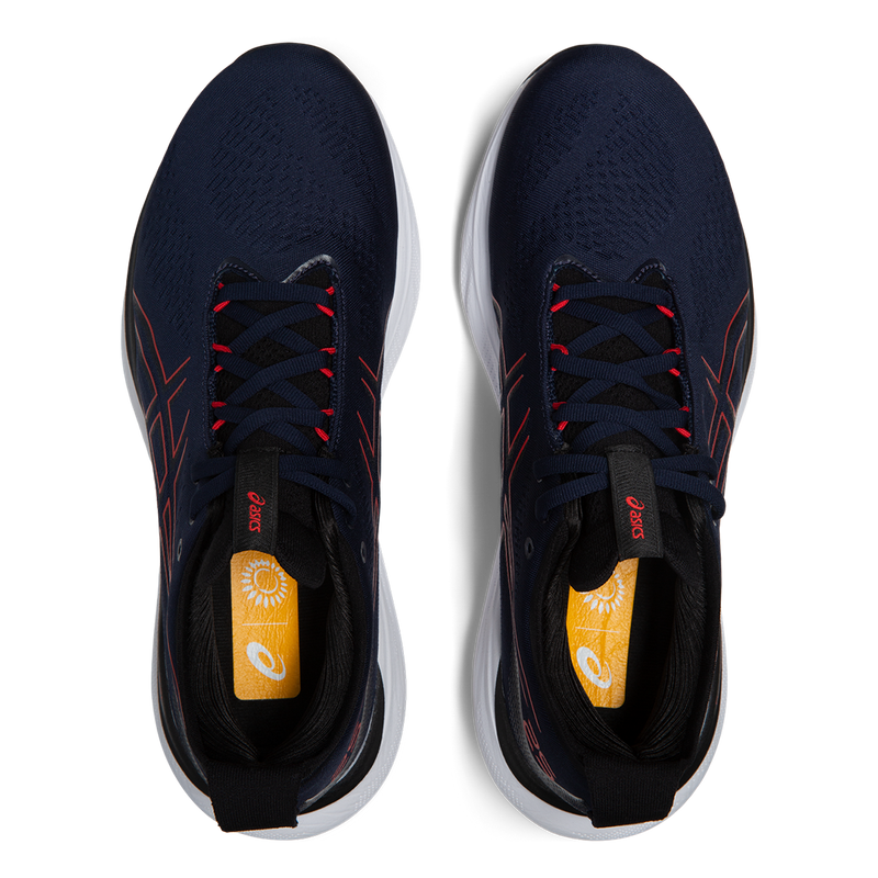 Asics Gel Nimbus 25 - Midnight - Electric Red