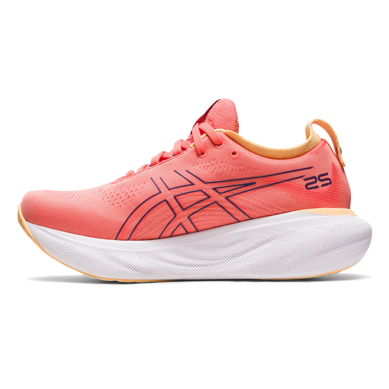 Asics Gel Nimbus 25 - Papaya - Dusty Purple