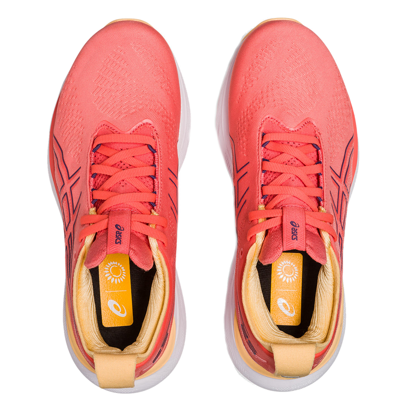 Asics Gel Nimbus 25 - Papaya - Dusty Purple
