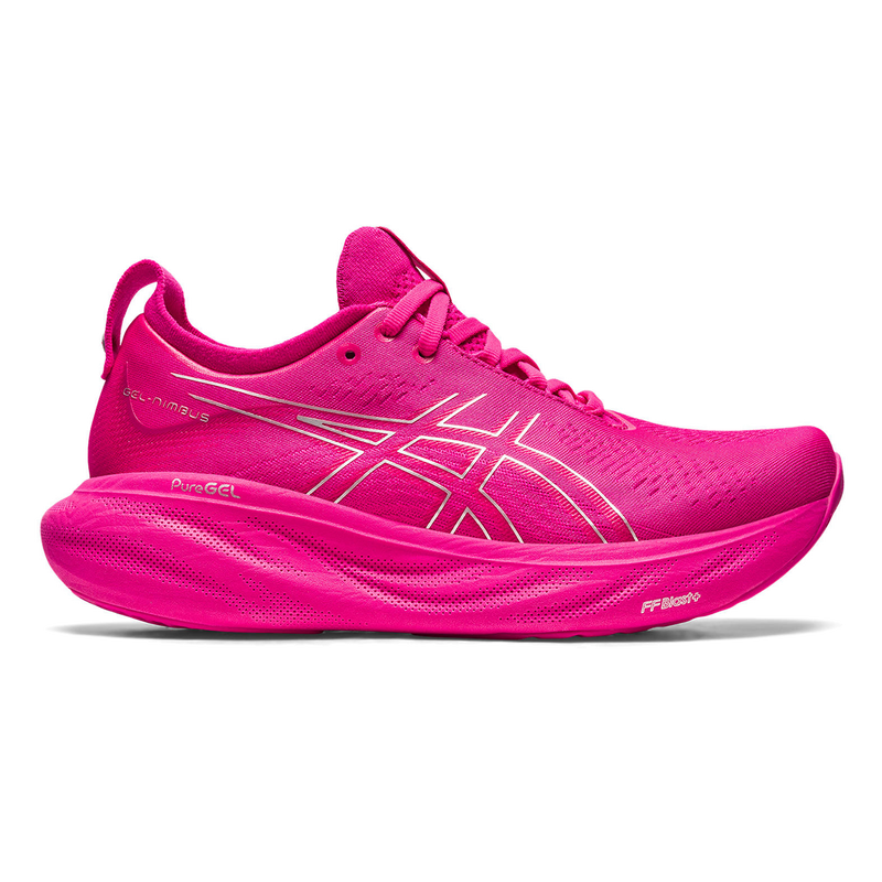 Asics Gel Nimbus 25 - Pink Rave - Pure Silver