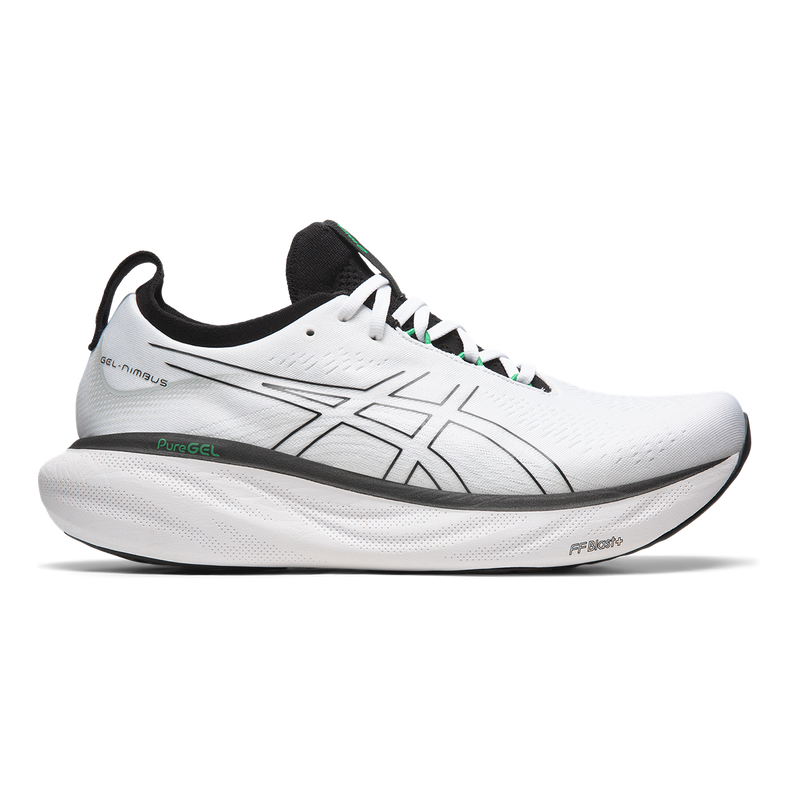 Asics Gel Nimbus 25 - White - Black