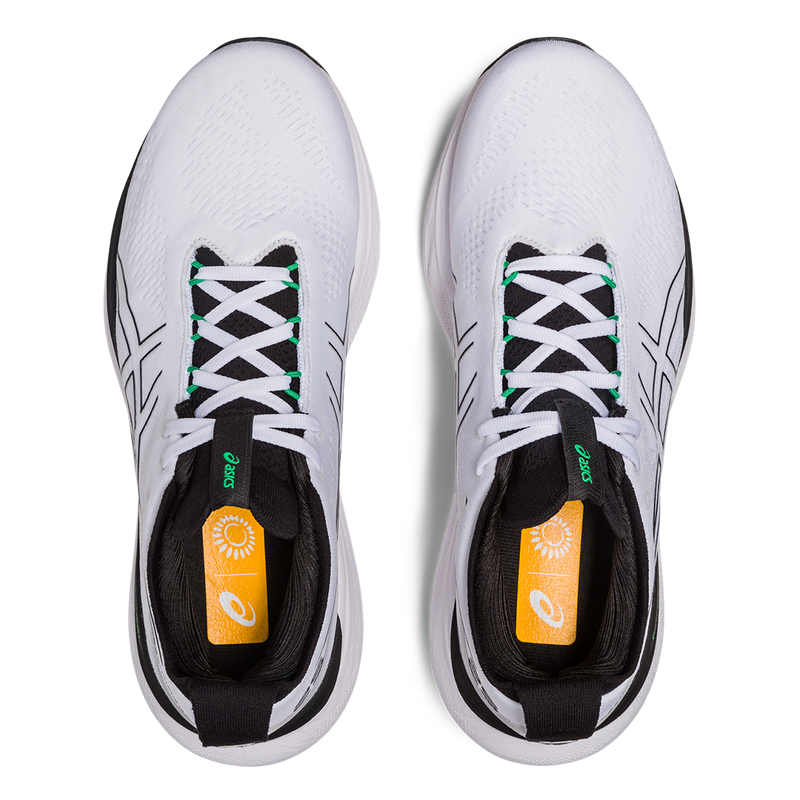 Asics Gel Nimbus 25 - White - Black