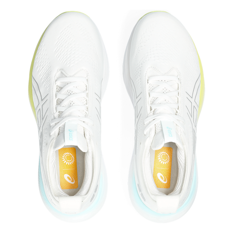Asics Gel Nimbus 25 - White - Pure Silver