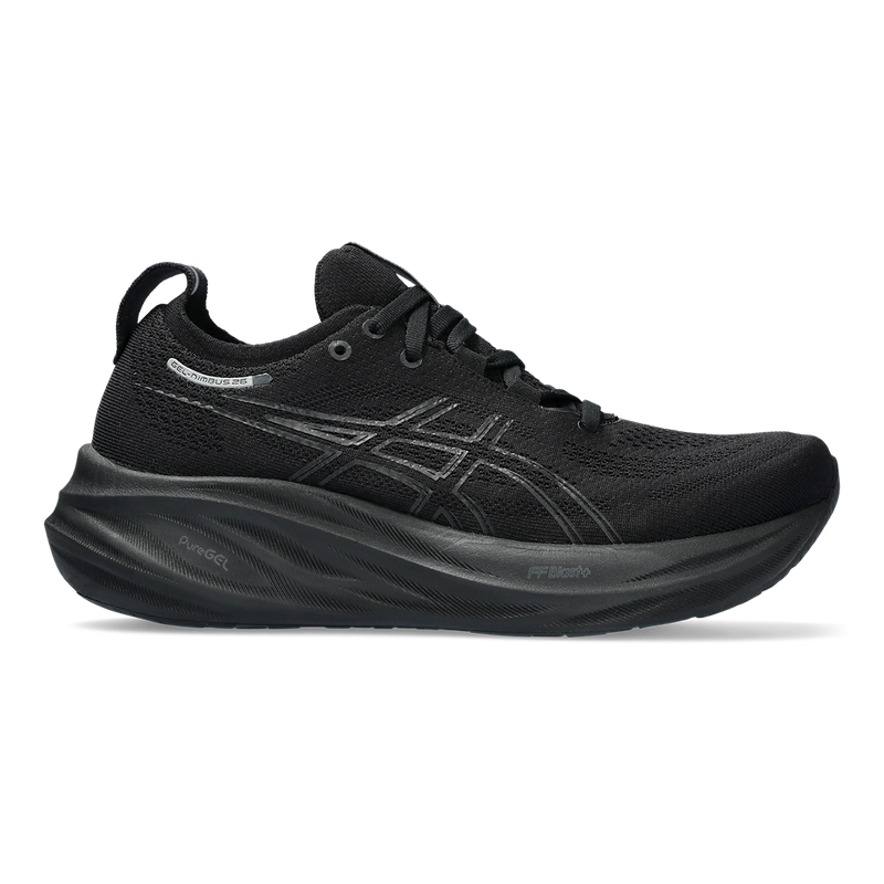 Asics Gel Nimbus 26 - Black - Black