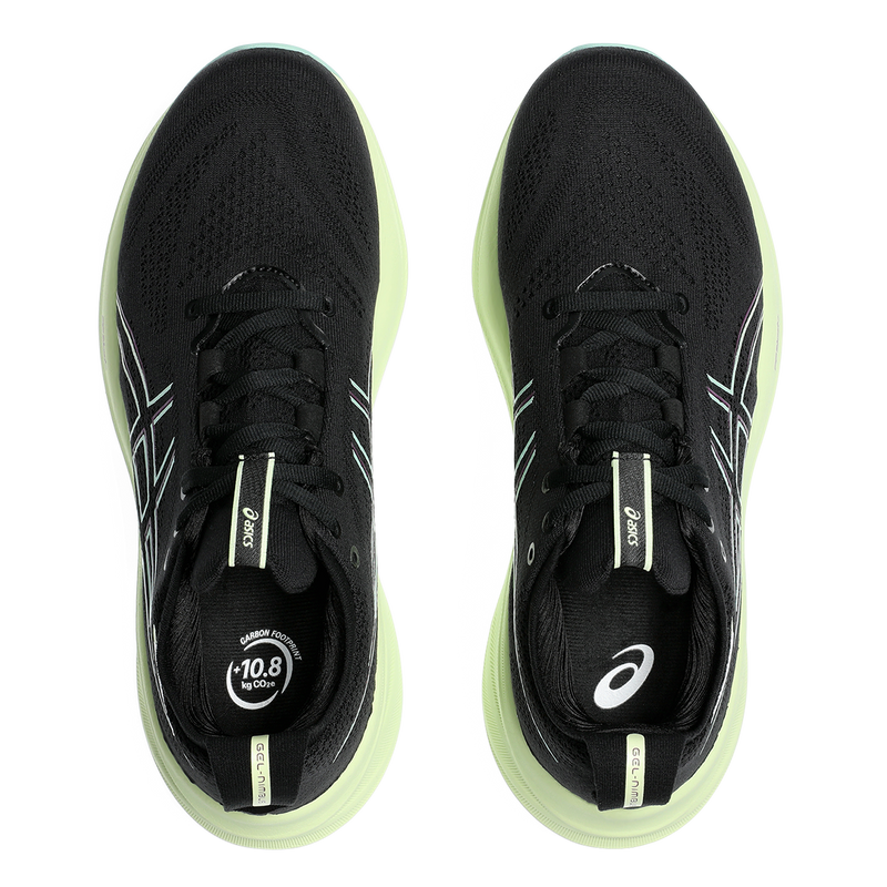 Asics Gel Nimbus 26 - Black - Cool Matcha