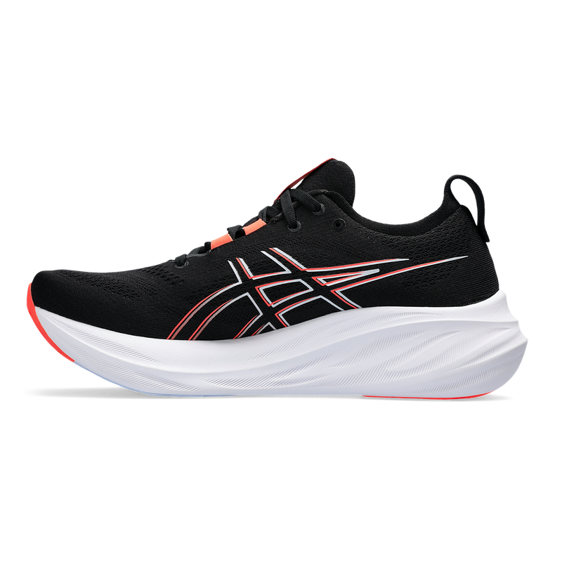 Asics Gel Nimbus 26 - Black - True Red