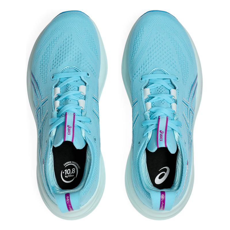 Asics Gel Nimbus 26 - Bright Cyan - Bold Magenta