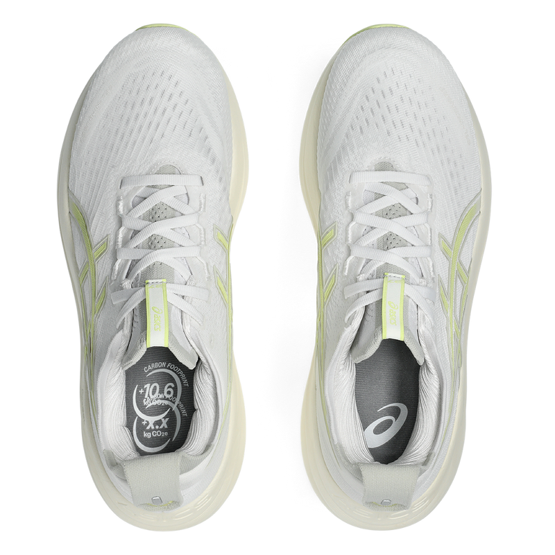 Asics Gel Nimbus 27 White - Huddle Yellow