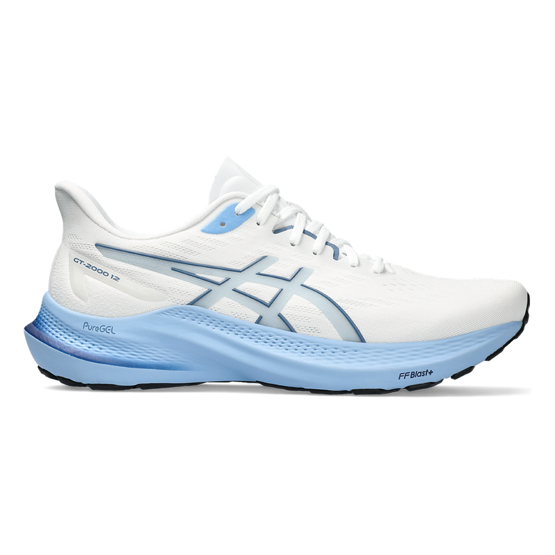 Asics GT 2000 12 - White - Storm Blue
