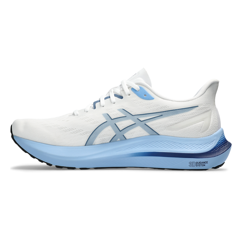 Asics GT 2000 12 - White - Storm Blue