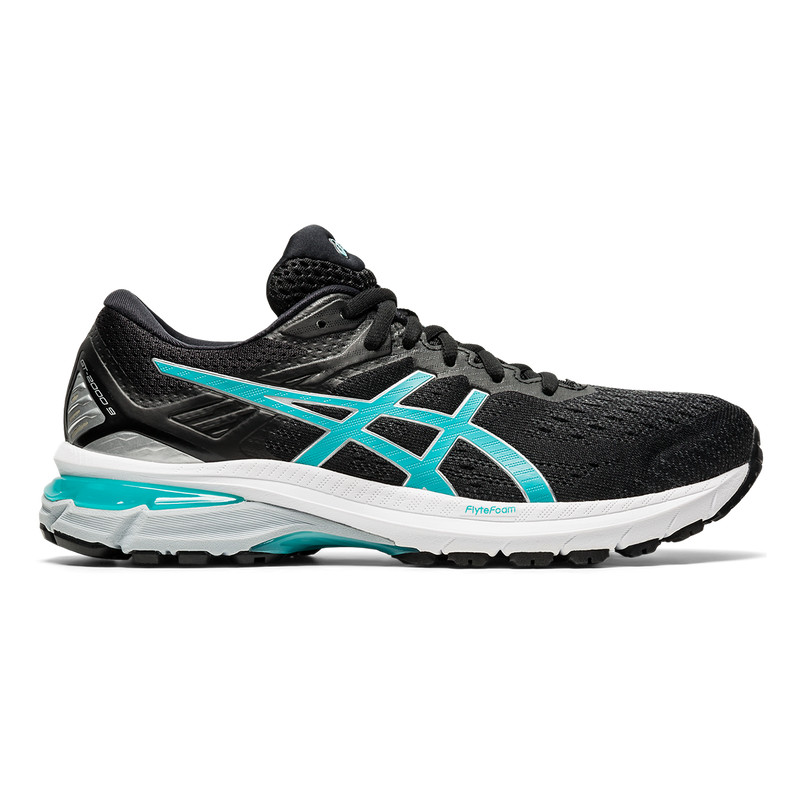 Asics GT 2000 9 - Black - Techno Cyan