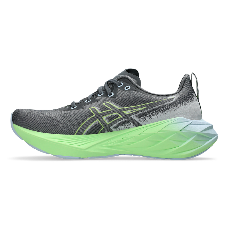 Asics Novablast 4 - Steel Grey - Electric Lime