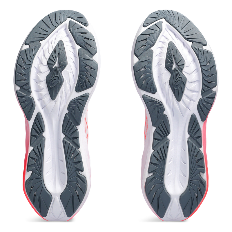 Asics Novablast 4 - White - Sunrise Red