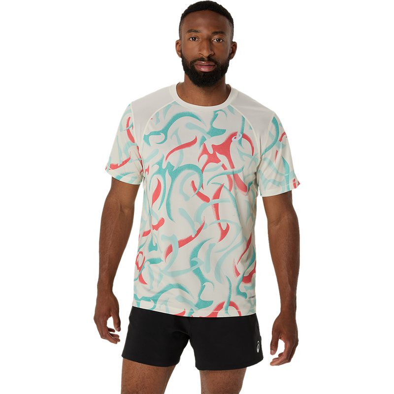 Asics Road All Over Print Shortsleeve Tee
