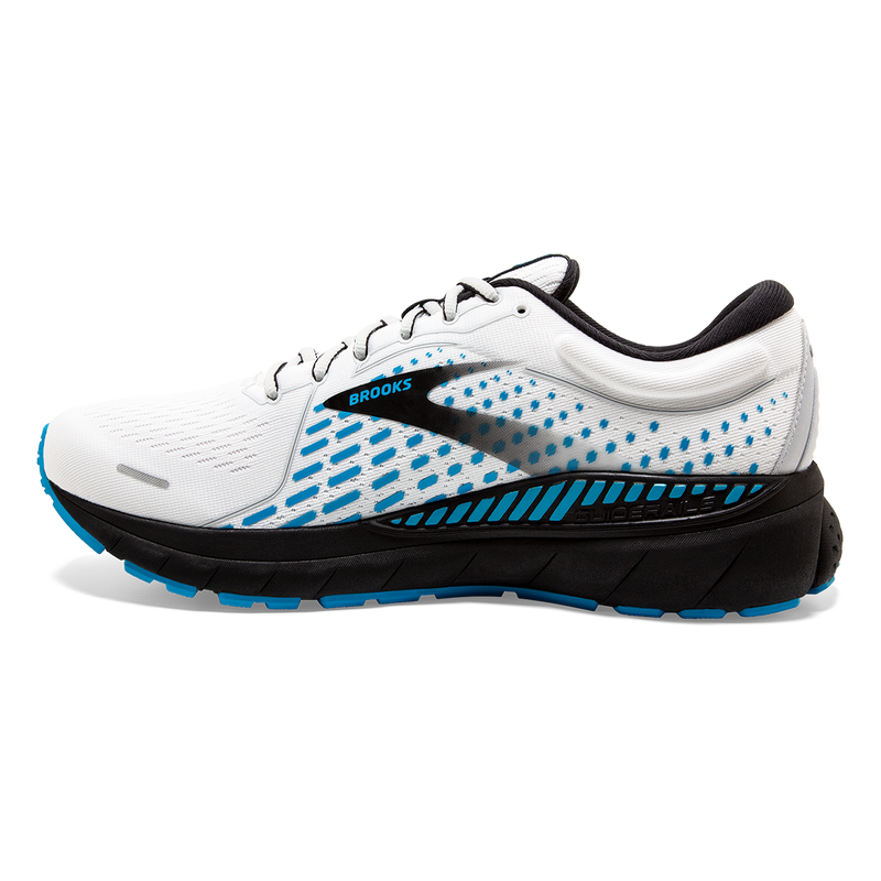 Brooks Adrenaline GTS 21 - White - Grey - Atomic Blue