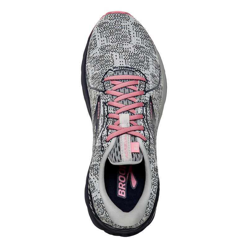 Brooks Adrenaline GTS 21 - White - Peacoat - Coral