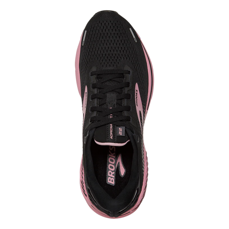 Brooks Adrenaline GTS 22 - Black - Dianthus - Silver