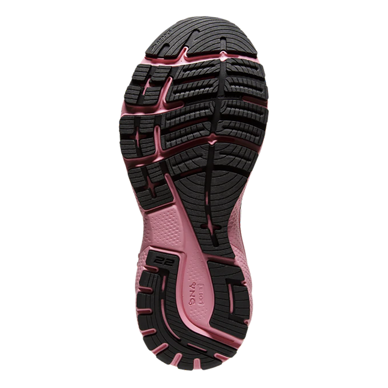 Brooks Adrenaline GTS 22 - Black - Dianthus - Silver