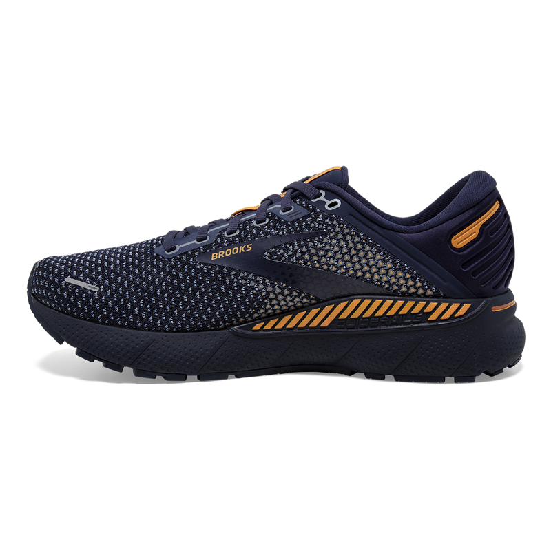 Brooks Adrenaline GTS 22 - Peacoat - Grey - Sunflower