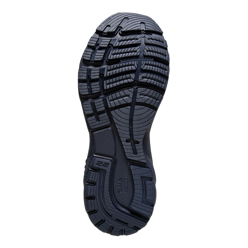 Brooks Adrenaline GTS 22 - Peacoat - Grey - Sunflower