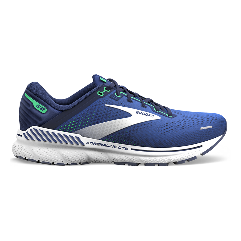 Brooks Adrenaline GTS 22 - Surf the Web - Blue - Irish Green