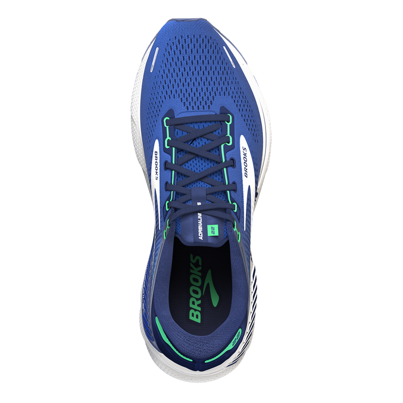 Brooks Adrenaline GTS 22 - Surf the Web - Blue - Irish Green