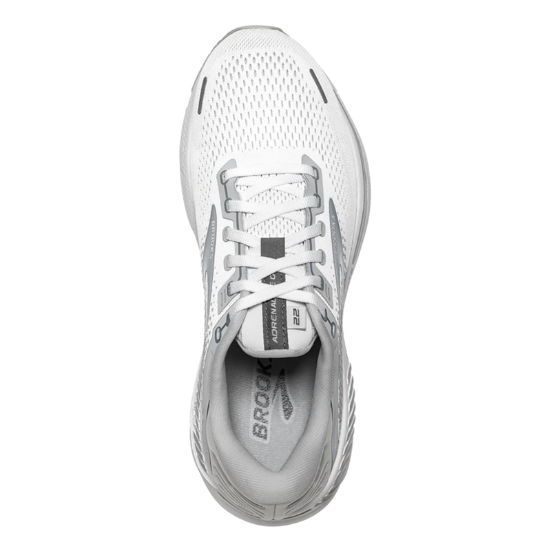 Brooks Adrenaline GTS 22 - White - Oyster - Primer Grey