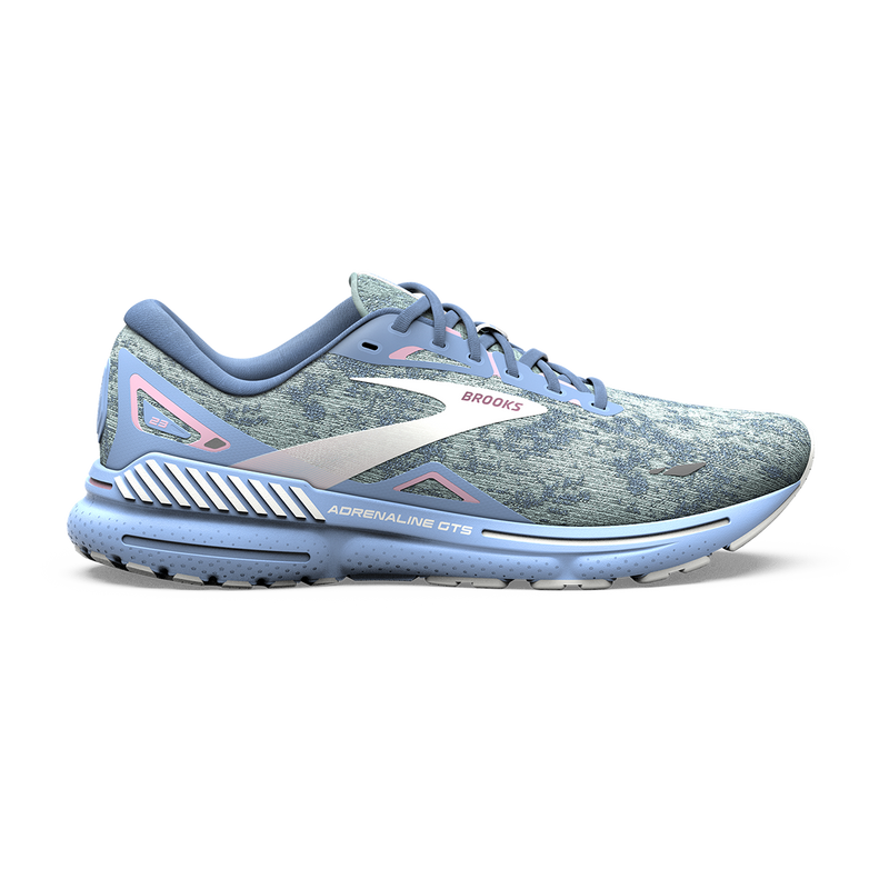 Brooks Adrenaline GTS 23 - Blue - Open Air - Pink