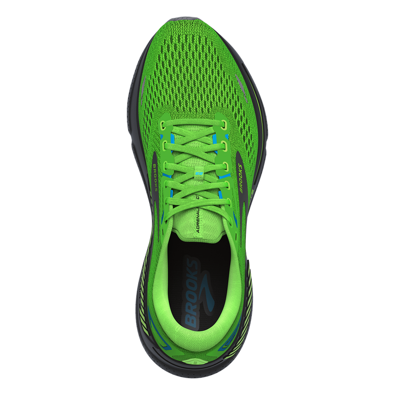 Brooks Adrenaline GTS 23 - Green Gecko - Grey - Atomic Blue