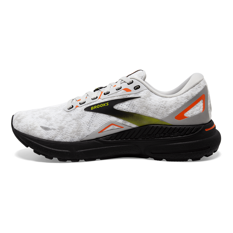 Brooks Adrenaline GTS 23 - Oyster - Black - Red Orange