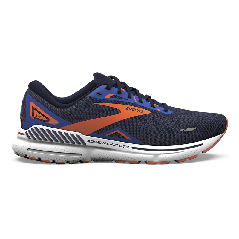 Brooks Adrenaline GTS 23 - Peacoat - Orange - Surf the Web