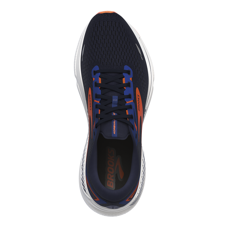 Brooks Adrenaline GTS 23 - Peacoat - Orange - Surf the Web