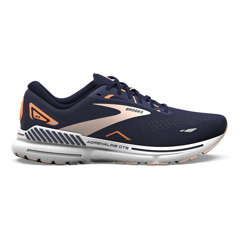 Brooks Adrenaline GTS 23 - Peacoat - Tangerine - Peach