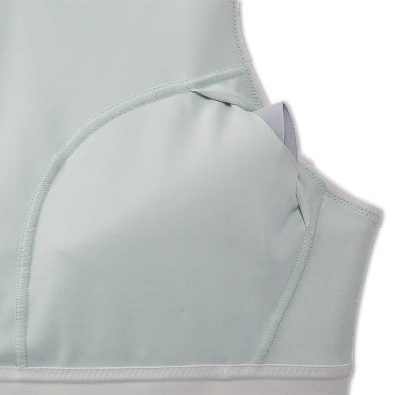 Brooks Drive 3 Pocket Run Bra - Mint Mix