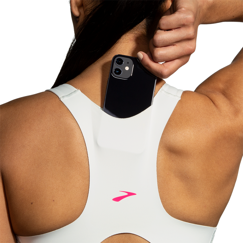 Brooks Drive 3 Pocket Run Bra - Mint Mix