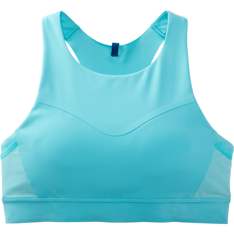 Brooks Drive 3 Pocket Run Bra - Vivid Teal