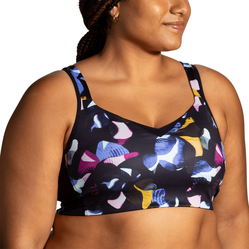 Brooks Drive Convertible Run Bra - Fast Floral Print