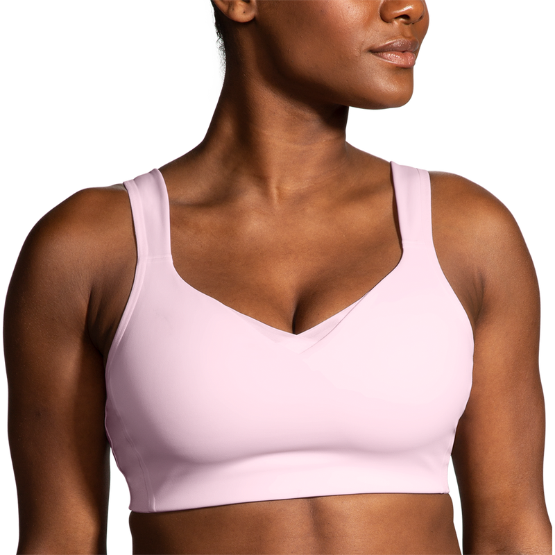 Brooks Drive Convertible Run Bra - Quartz